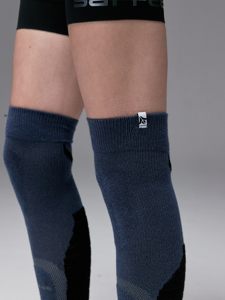 Saffee Merino Wool Knee-High Ski Socks - Unisex