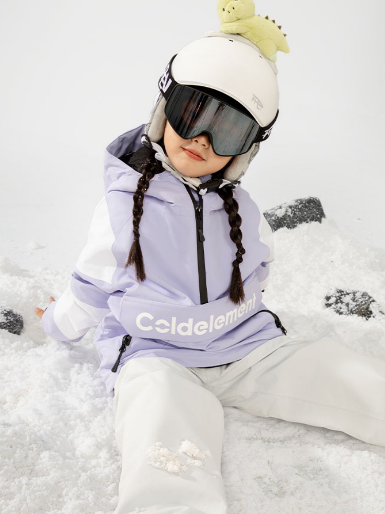 REV Satin Glow Kids Ski Goggles