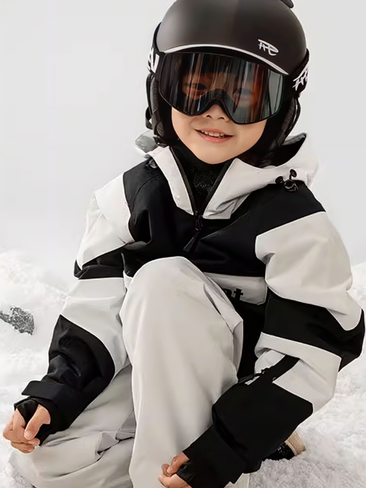 REV Satin Glow Kids Ski Goggles