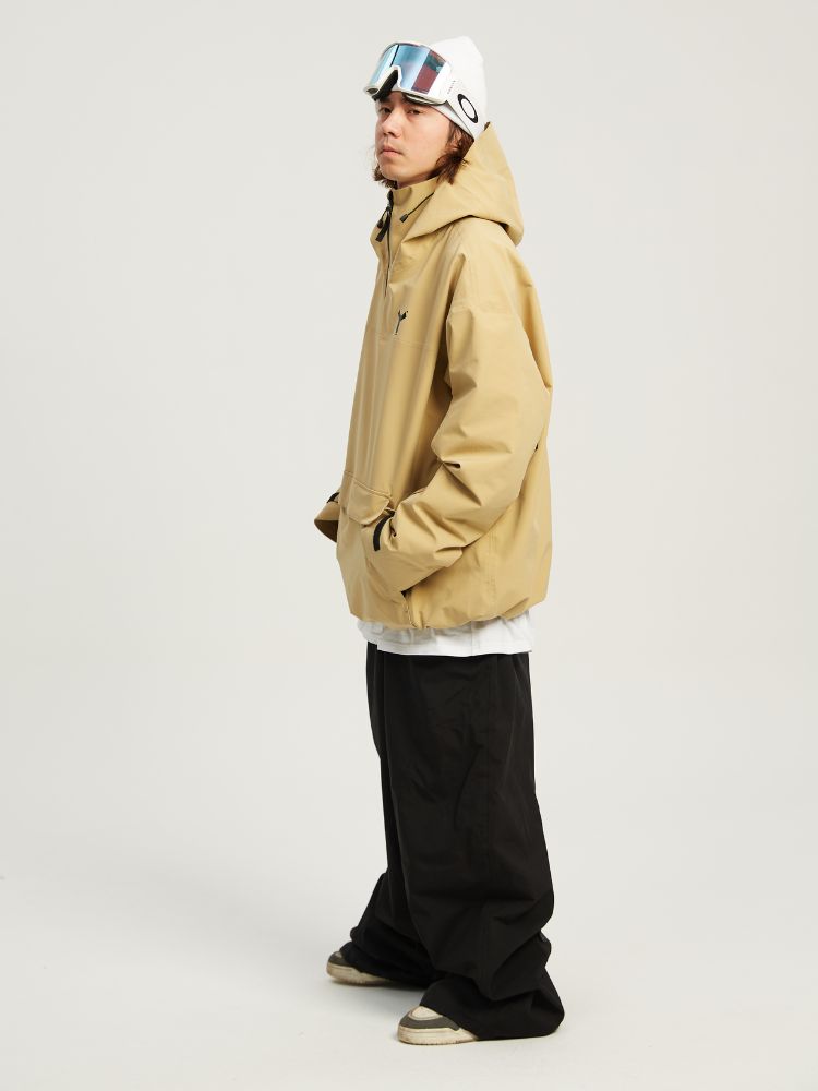 Winter Ticket 2L Snowboard Shell Pullover Ski Jacket - Unisex