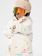 REV Satin Glow Kids Ski Goggles
