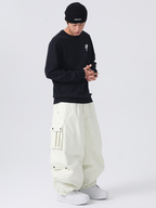 Searipe 3L Monochrome Baggy Cargo Pants - Men's