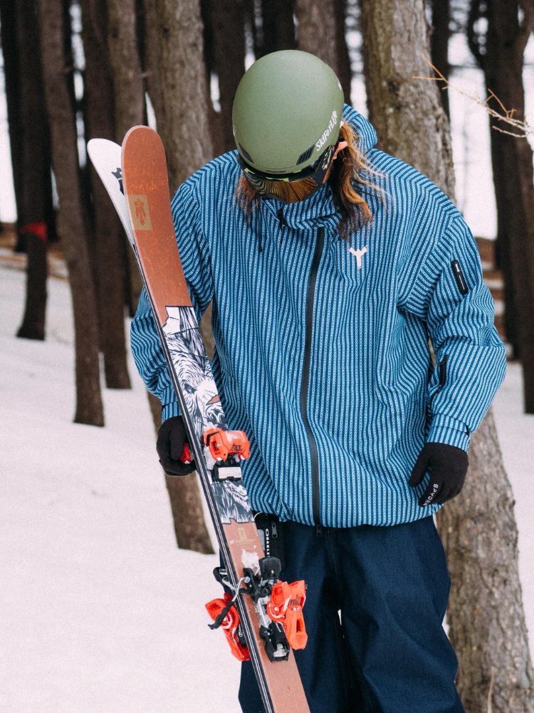Winter Ticket Blue Motion 3L Baggy Freestyle Ski Jacket - Unisex