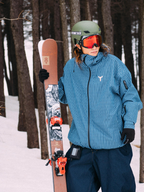 Winter Ticket Blue Motion 3L Baggy Freestyle Ski Jacket - Unisex