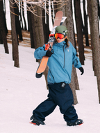 Winter Ticket Blue Motion 3L Baggy Freestyle Ski Jacket - Unisex