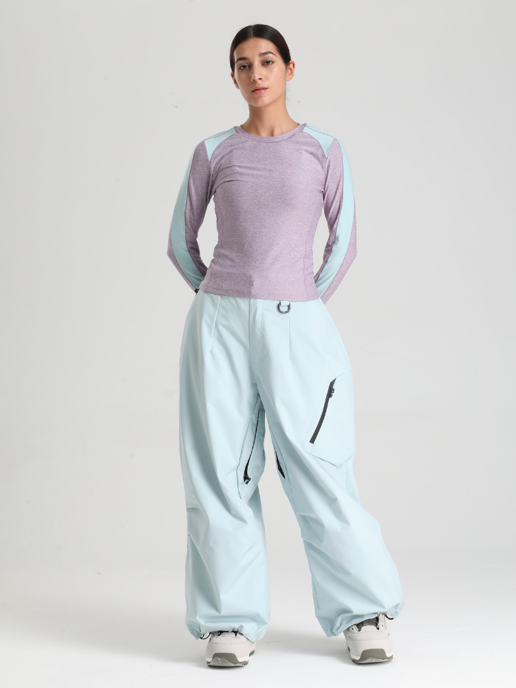 Gsou Snow Freeride Baggy Snow Pants – Unisex