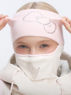 BCG UPF50+ Pink Headband Ski Balaclava - Women's
