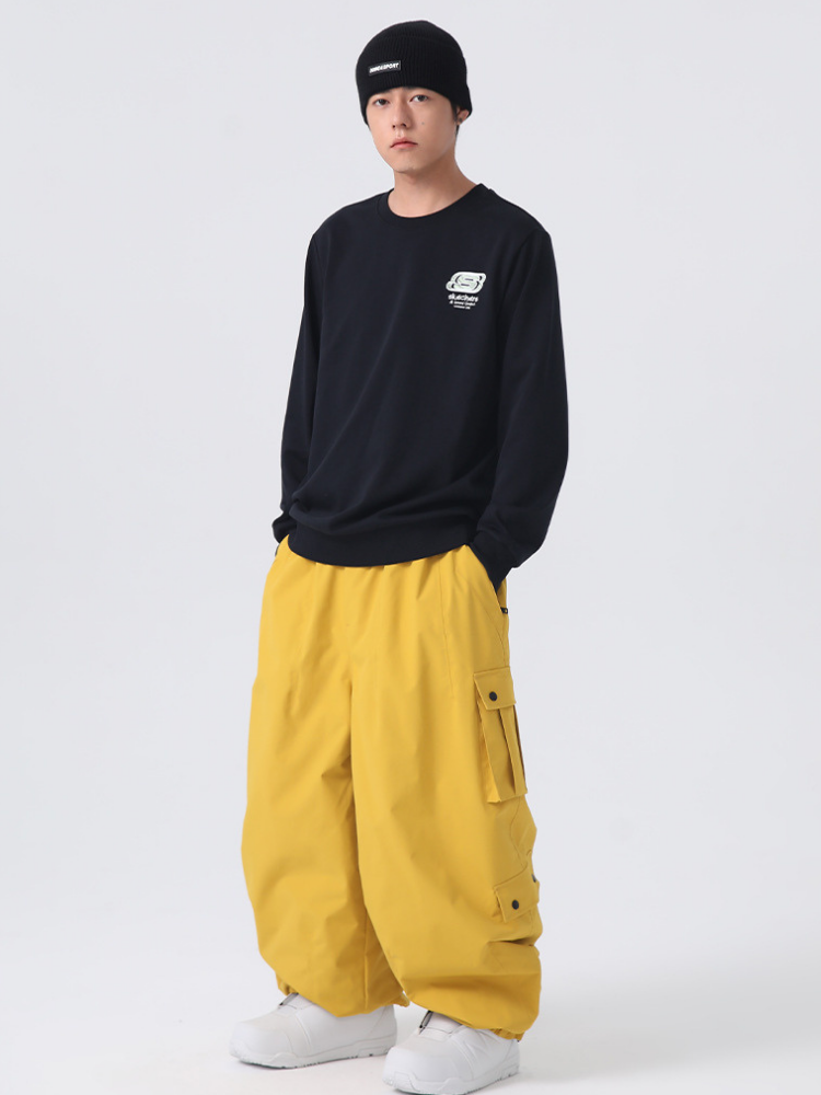 Searipe 3L Monochrome Baggy Cargo Pants - Men's