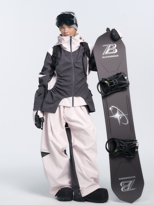 BCG Ballet Bound Pink Baggy Ski Pants - Women's