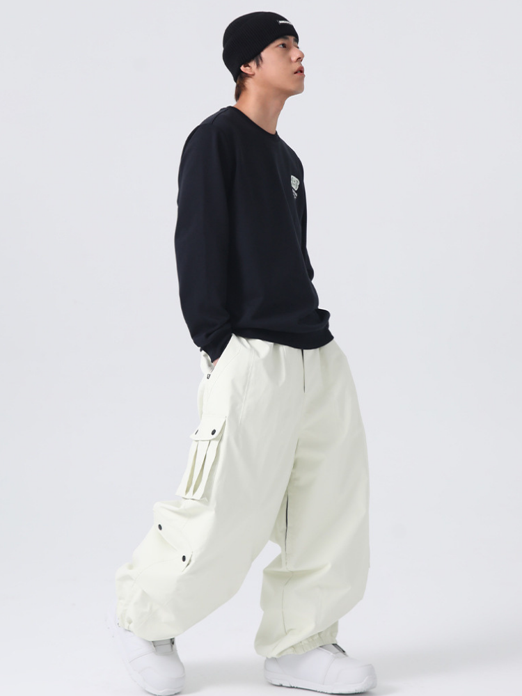 Searipe 3L Monochrome Baggy Cargo Pants - Men's