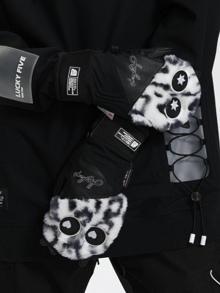 High Experience 3M™ Plush Cute Ski Mittens - Unisex
