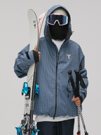 Winter Ticket Blue Motion 3L Baggy Freestyle Ski Jacket - Unisex
