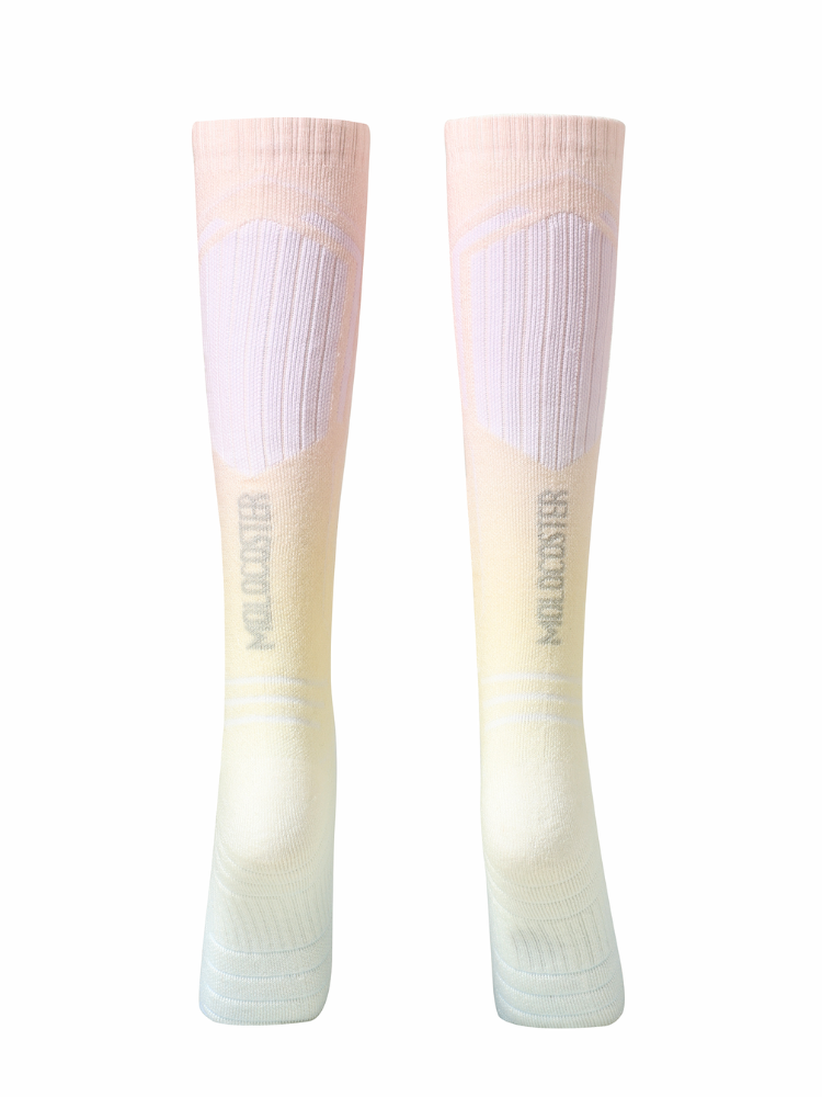 Molocoster Rainbow Merino Wool Ski Socks