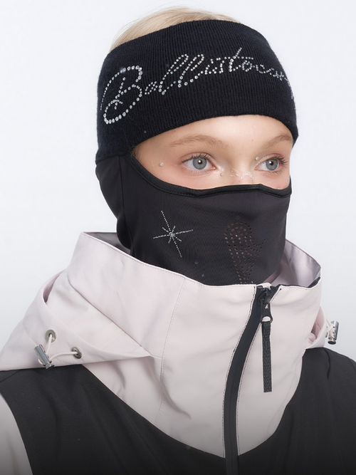 BCG Black Star-rhinestone Ski Balaclava - Women's