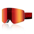 Powster Ski Goggles Snow OTG Snowboard Goggles Magnetic Interchangeable Lens Frameless UV Protection Anti-fog mobile Skating