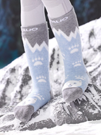 RAUO Kids Little Paws Merino Wool Ski Socks