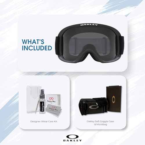 OAKLEY O-Frame 2.0 PRO M/L/S Ski Goggles For Men For Women OO7124, OO7125, OO7126 +BUNDLE with ACCESSORY EYEWEAR KIT
