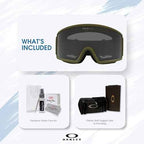OAKLEY Target Line MEDIUM/LARGE Ski Goggles For Men For Women OO7120, OO7121 +BUNDLE with ACCESSORY EYEWEAR KIT