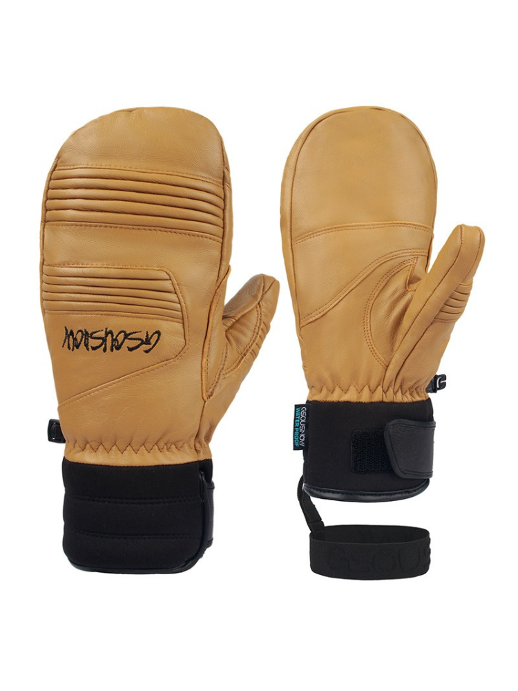 Gsou Snow Winter Leather Ski Mittens [Limited Region]