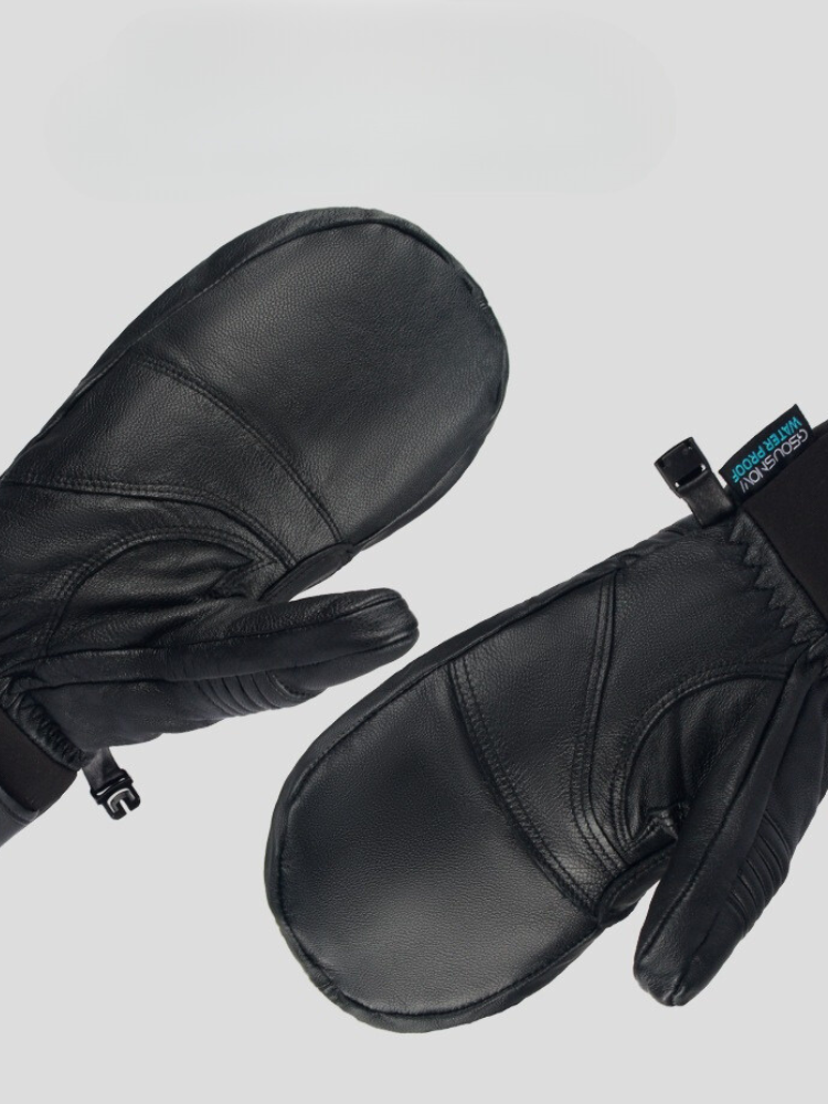 Gsou Snow Winter Leather Ski Mittens [Limited Region]