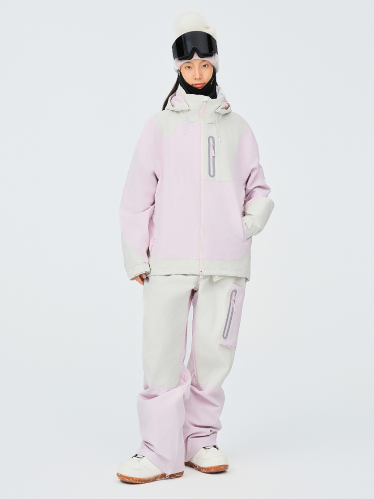 NIS 3L Pastel Colorblock Ski Jacket - Unisex