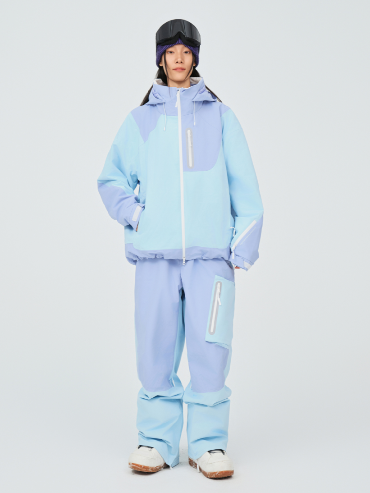 NIS 3L Pastel Colorblock Ski Jacket - Unisex