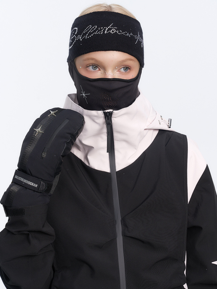 BCG Black Star-rhinestone Ski Balaclava - Women's
