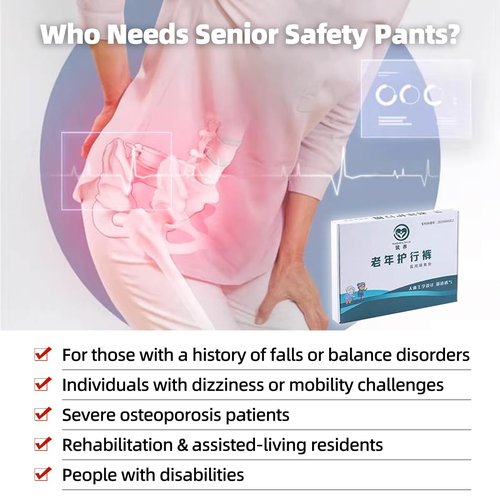 EVA Reinforced Fall Protection Padded Shorts for Seniors with Fall Risks Osteoporosis Rehabilitation – Shock-Absorbing Hip Guards with Open Seam Design, Reusable Elderly Safety Gear (XL)