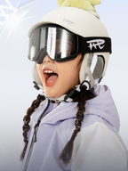REV Satin Glow Kids Ski Goggles