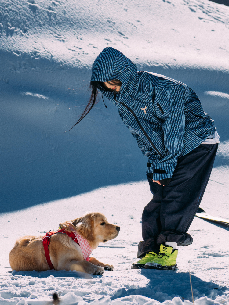 Winter Ticket Blue Motion 3L Baggy Freestyle Ski Jacket - Unisex