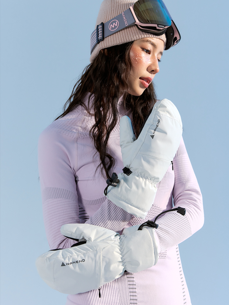 NANEND Radiant Winter Snow Mittens