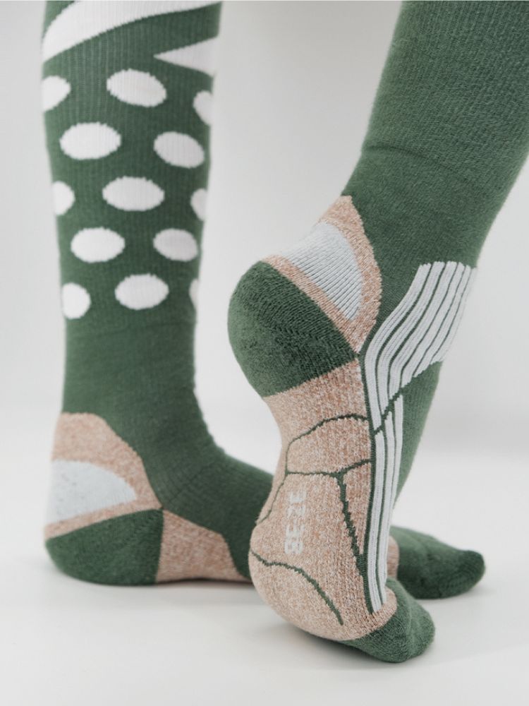Uhznus Chic Printing Ski Socks