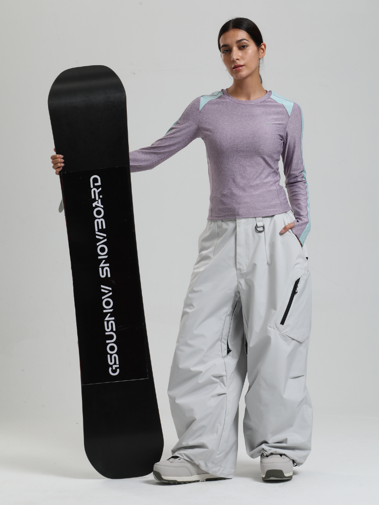 Gsou Snow Freeride Baggy Snow Pants – Unisex