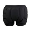 Reomoto Kids Hip Protection Pads Shorts Skiing Skating Snowboard Hip Protection Pads EVA 3D Padded Hip Bone Protection Pants for Teenagers (Black, S)