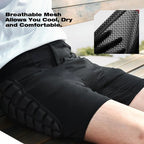 Soared 3D Protection Hip Butt EVA Paded Short Pants Protective Gear Guard Impact Pad Ski Ice Skating Snowboard Black M