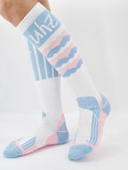 Uhznus Chic Printing Ski Socks