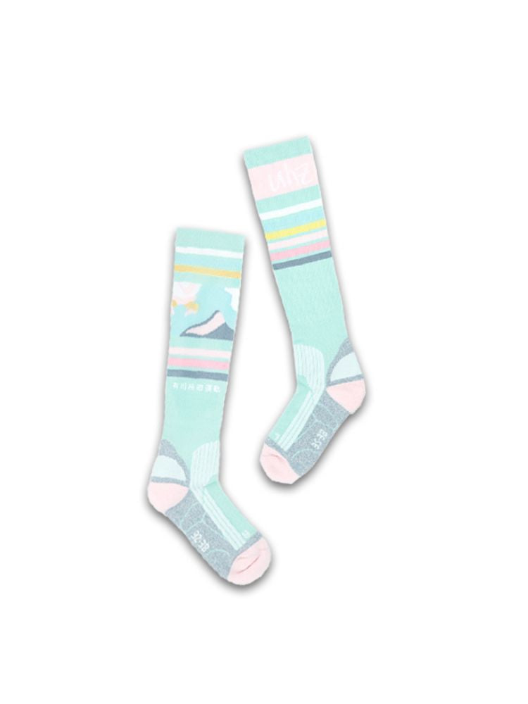 Uhznus Chic Printing Ski Socks