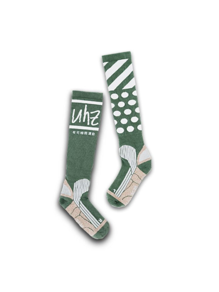 Uhznus Chic Printing Ski Socks
