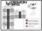 Knee Pads — Demon Hyper-Comb, Multi-Sport Protection