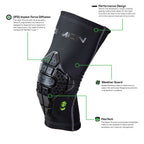 Knee Pads — Demon Hyper-Comb, Multi-Sport Protection