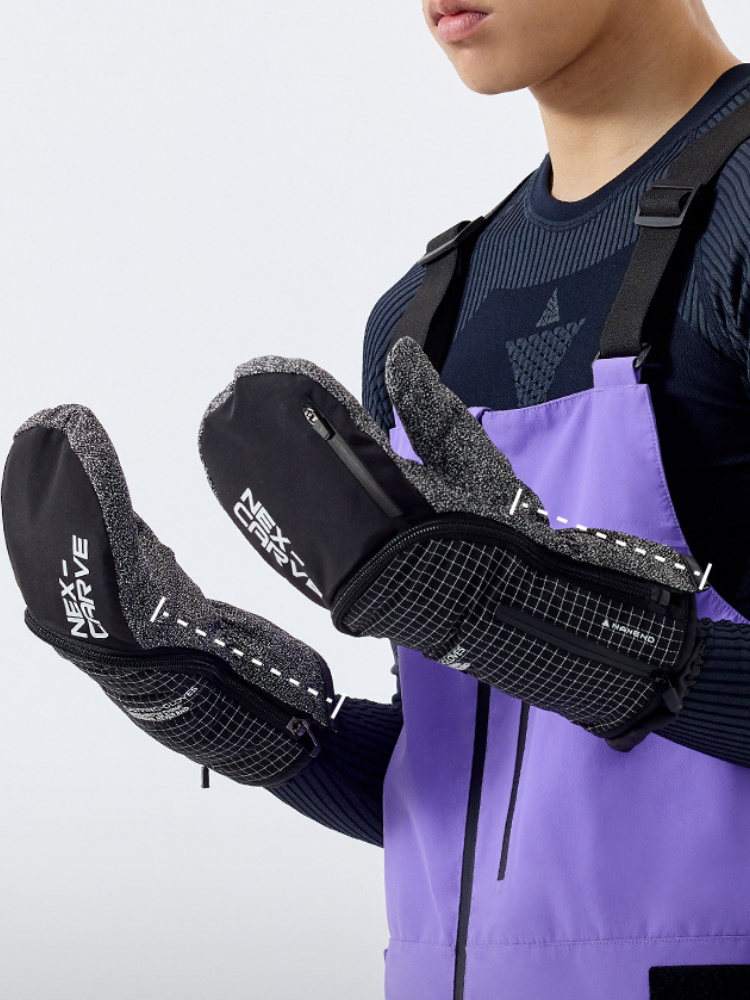 NANEND Shell Swap Carve Mitten