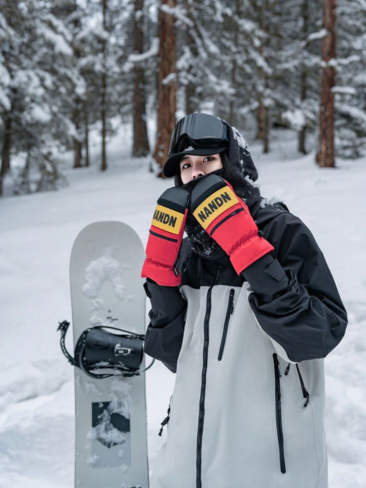 NANDN Winter Powder Snow Mittens